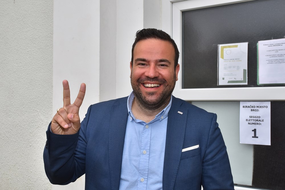 Filip Zoričić, nezavisni kandidat za gradonačelnika Pule (Snimio Duško Marušić Čiči)